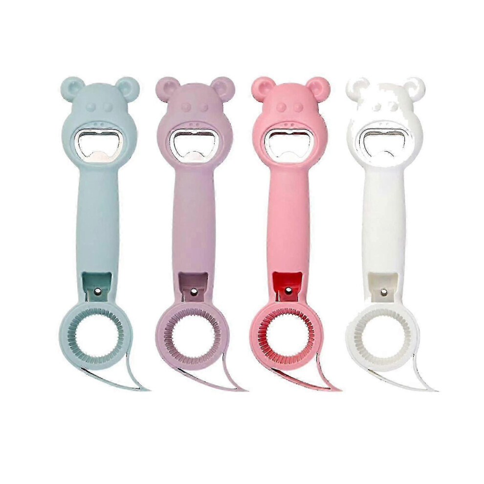4 in 1 Bottle Opener, Multi-Function Beer Can Opener (4 Pieces)