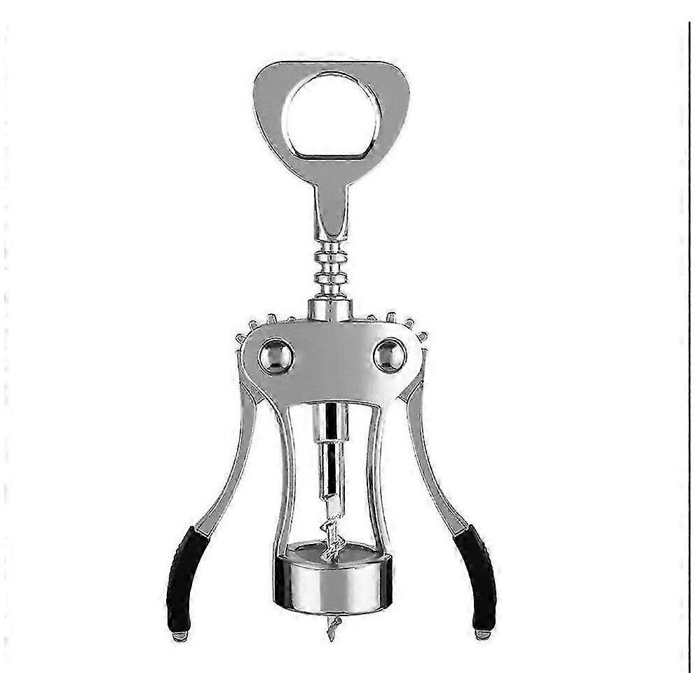 MUJIXI Winged Bottle Opener/Corkscrew/Bottle Opener for Uncorking Beer/Red Wine Bottles with Two Non-Slip Levers