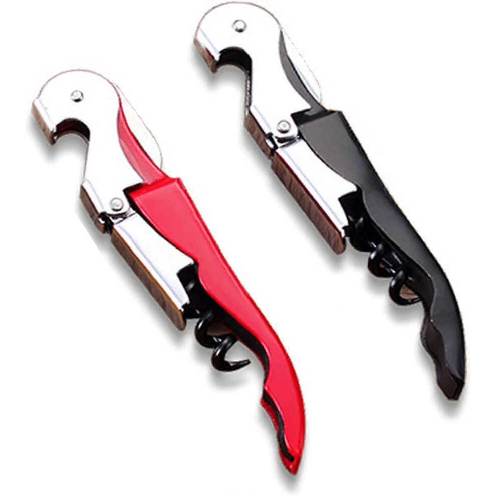 Heavy Duty Stainless Steel Double Hinged Waiter's Corkscrew for Wine Bottle