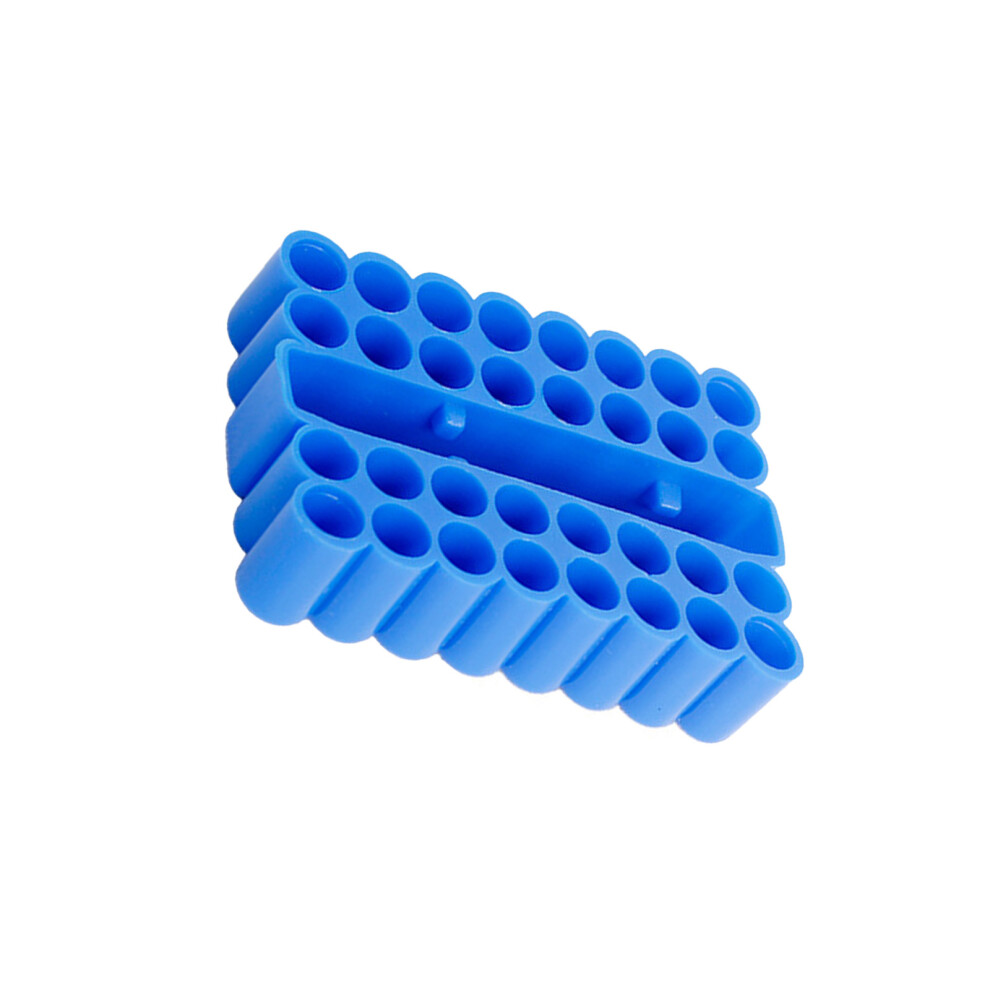 32 Holes Shank Screwdriver Bit Holder Plastic-Blue 1pc-image-OPC-PMJVTRF-NEW