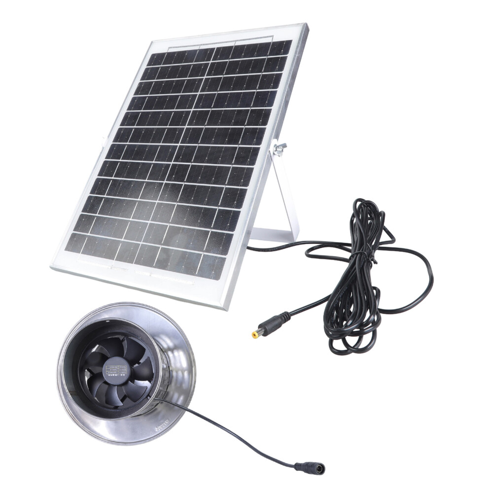 Solar Roof Ventilator 110Mm Duct With 15W Solar Panel For 7754000210923