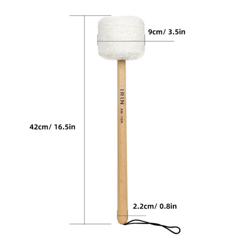 Drum Mallet Sjungskålsmall Av Bokträ 1