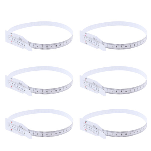 6Pcs Spädbarns Huvudomfångsband Plast 56 Cm