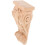 Wood Corbel Europastil Skulpterad Träkorbell Rustikal 10
