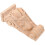 Wood Corbel Europastil Skulpterad Träkorbell Rustikal 5