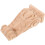 Wood Corbel Europastil Skulpterad Träkorbell Rustikal 7