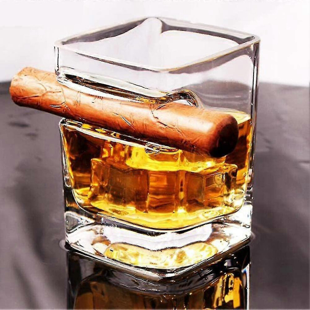 New Whiskey and Cigar Glasses, Crystal Whiskey Glasses Set for Cocktails, Vodka, Gifts for Men