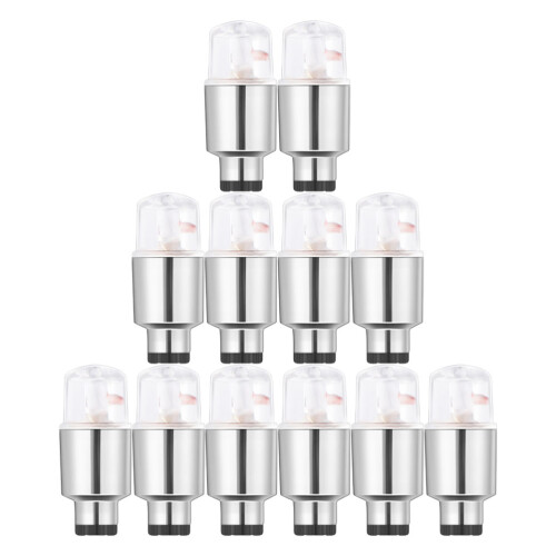 12 Pcs Cykelbelysning Däckhylsa Styrbelysning Däckhjul