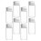 10Stk Transparente Reiseflaschen Aus Mit Aluminiumkappe 7