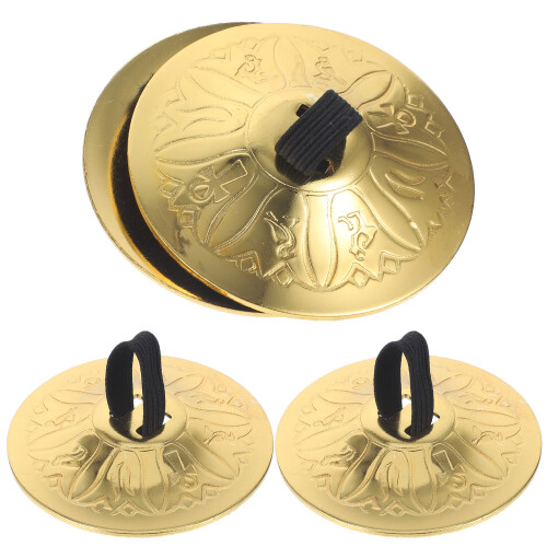 2 Par Danscymbaler Fingercymbaler För Barn 2