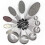 Measuring Spoon Set, Double Sided, Without Steel Jars 2