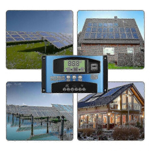 (80A) high qualitySolar Controllers Mppt 100a 80a 60a 50a 40a 30a Dual Usb Lcd Display 12v 24v - Xc 1