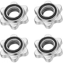 4pcs Dumbbell, 25mm Non-slip Standard Spinlock Collar, Collars, Barbell Bar Screw Clips, Dumbbell Star Clips
