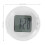 White Motorcycle Car Dash Clock Waterproof Compact Self-Adhesive 2