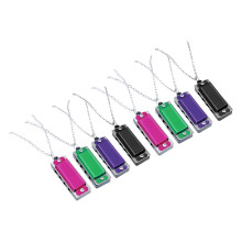 8Pcs Mini Harmonikahalsband Med 4 Hål, 8 Tonhöjder För