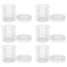 6Pcs Plast Observationsburk Förstoringslupp Insektsfångare