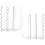 6Pcs Odontoid Gräddkaksskraper Akryl Transparent 5