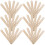 50St Blank Popsicles Sticks, Diy Träpinnar För Glassiglass 8