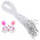 50Pcs Hatt Elastiska Rep Textilfästingar DIY Mask Ca 30Cm 9