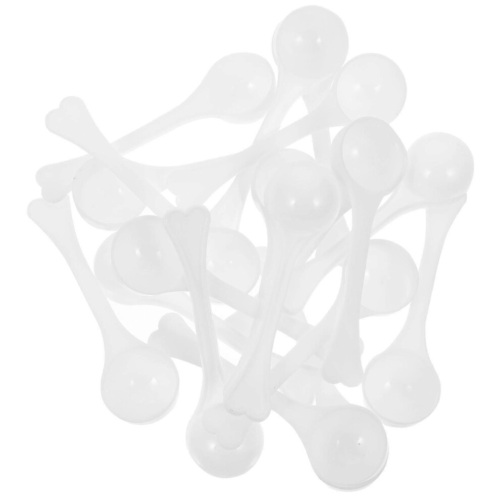 100 Pcs Professional Plastic Measuring Spoons Micro Mini Measuring Spoons