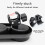 Universal Pram Snack Tray with Adjustable Divider, Black, 35.5x12.6cm 5