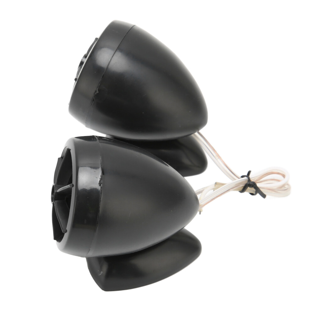2Pcs 1200W Dome Tweeter Car Speakers - High Sensitivity Universal Fit Black 4921356798006