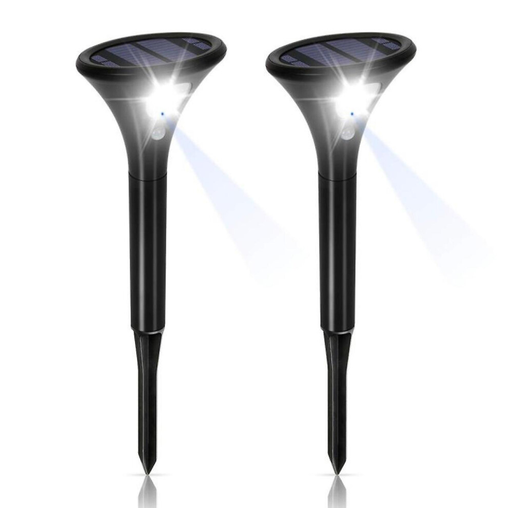 Kikidex (As Show, One Size) Solar Lights Outdoor, [2 Pack] Outdoor Solar Spotlights With Motion Sensor For Garden, Path, Driveway