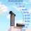 Powerful Threadless Fan With 8000mAh Battery 13W Rotate speed 5
