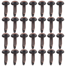 50Pcs Mini Skrapbokshammare Med Metallhuvud För Hantverk