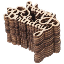 15Pcs Happy Birthday Trädekoration För Födelsedagsfirande