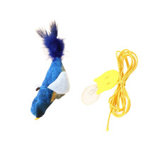 Sparrow Cats Toy Funny Teasing Toy Hanging Type Toy-Blue