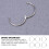 1 Set 20 St 3 Cm Binderingsringar För Blad Nyckelringar (Silver) 9