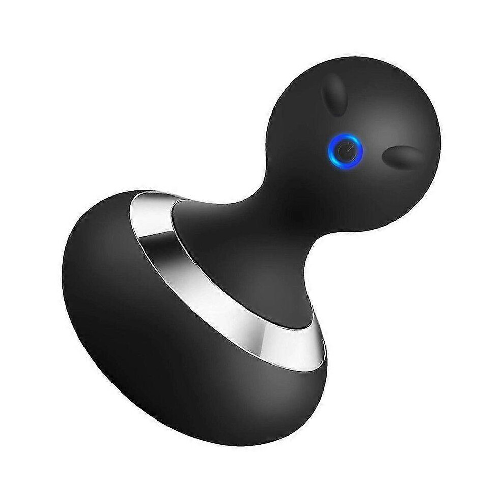 Kikidex (As Show, One Size) Cordless Electric Massager, 10 Modes Powerful Vibration Gourd Vibrator, Rechargeable Handheld Neck Massager