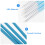 1Set DIY Clay Sculpting Tool Set Ergonomic Silicone Dotting Pen Blue 6