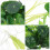5St Kunstplant Lichtgroen Aquarium Vistentank Ornament Plastic 11