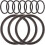 20Pcs Trumpet Ring Cornet Stämningsskjudringar Gummiringar 10