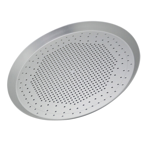 1 St Rund Pizzabräda Skärbräda För Västerländskt (Silver)