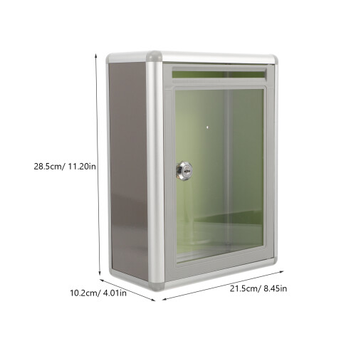 1 St Akryl Brevlåda Transparent För Hem 2