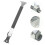 Fönstersäkerhetsstänger Skjutfönsterlås 3