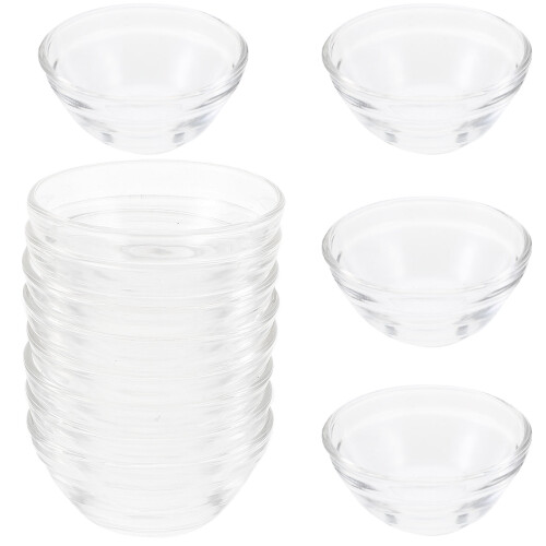 12Pcs Multifunktionella Glasmatburkar För