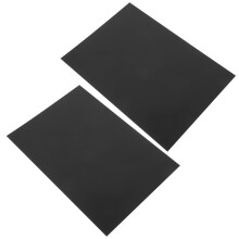2Pcs Handgjorda Aluminiumplattor Oberarbetad A4