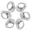 6Pcs Handrail Base Flange Rörfästen Räcke Postfäste Tjocka Hållbara 9