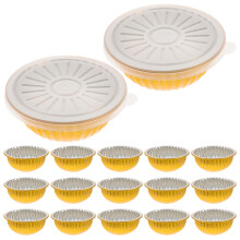 20Pcs Matbehållare Takeaway Lådor Aluminium Engångs