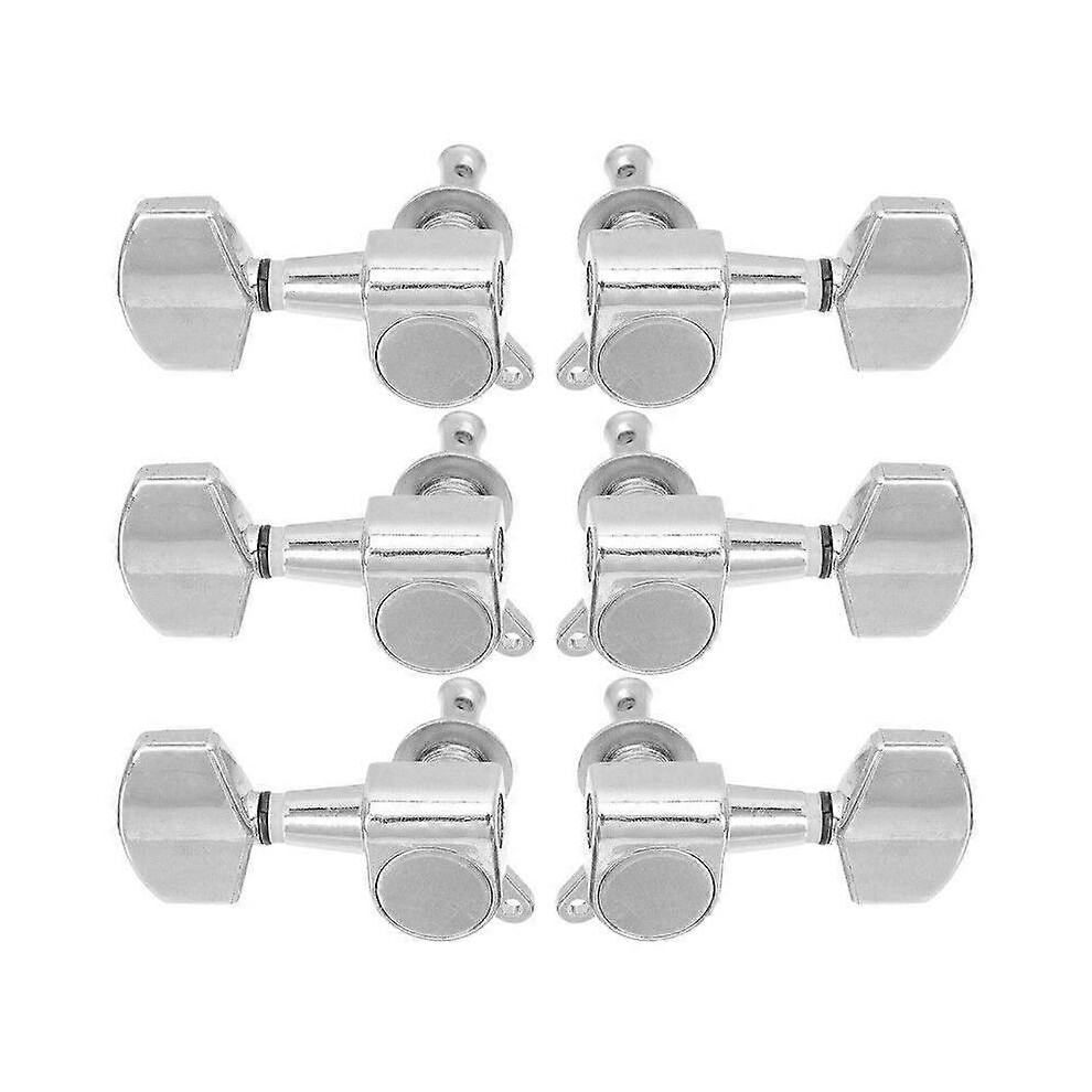 Kikidex (As Show, One Size) 6Pcs Guitar Tuning Pegs Guitar Accessories Guitar Head Knobs Guitar Pegs