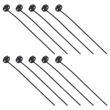 10Pcs Hållbara Plastrundknappar – Nålfria Snabbfästen För Kläder