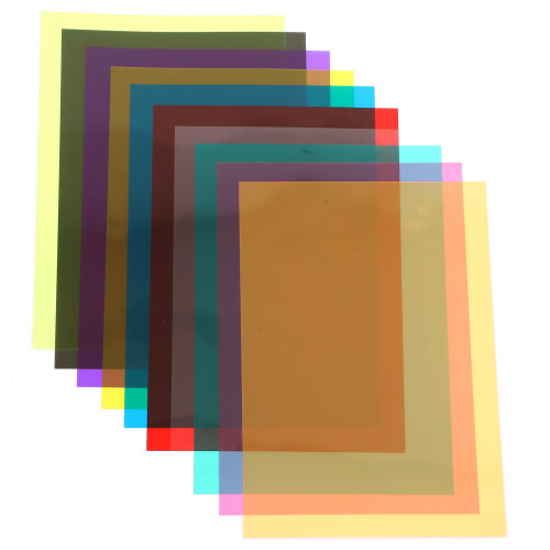 10Pcs Transparent Ljusdiffuseringsark Pvc Foto Belysningsfilter