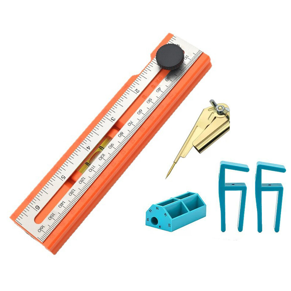Adjustable Rotatable Marking Ruler Woodworker Horizontal-Set E-image-OPC-PMJWYX2-NEW