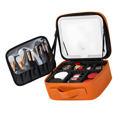 Lighted Cosmetic Organizers With Multiple Layer Storage-ZNS