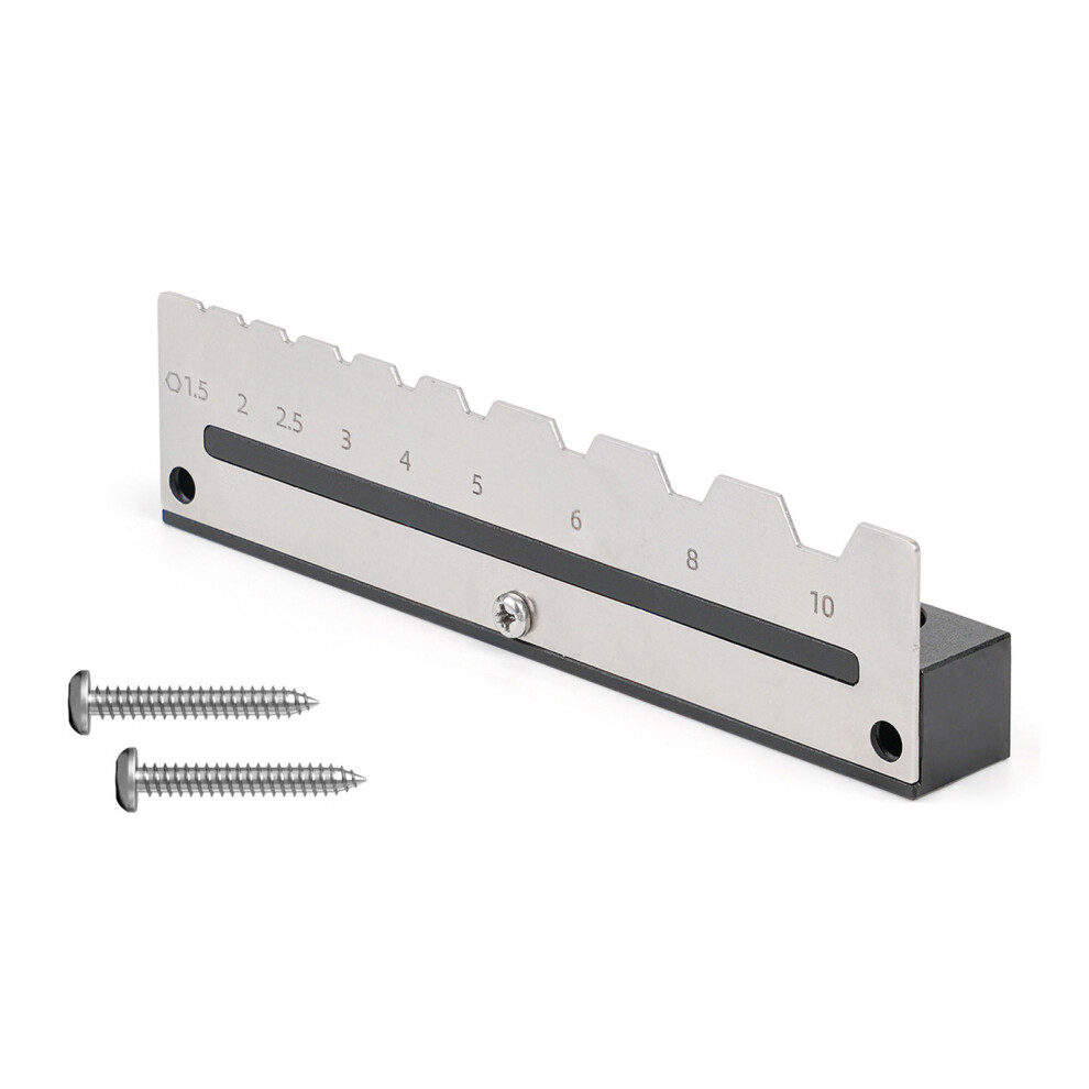 Space Saving Metal Wall Mounted Panel For Hex Wrench Holder 7754000212422