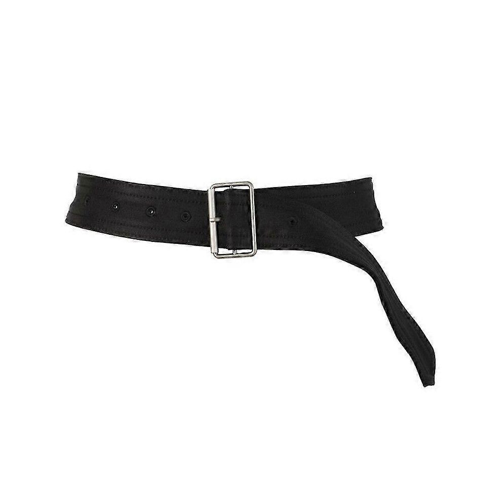 Kikidex (As Show, Alloy Buckle) Women Belt With Buckle Wide Trench Coat Replacement Belt For Decorations White